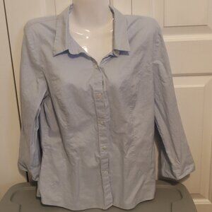 Talbots Women's Button down dress Shirt Size 14
